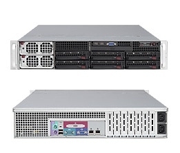Platforma 2041M-32R+B, H8QM3-2, SC828TQ-R1200LPB,2U, Quad Opteron 8000, DDR3, 6x 3.5, Redudant 1200W